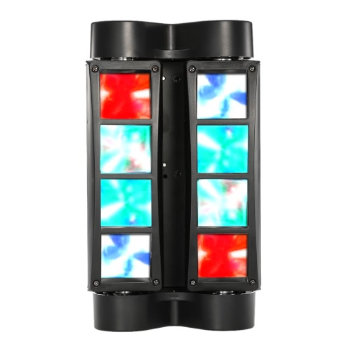 90W RGBW 6 / 12 Channels LED DMX512 Sound Activated Mini Spider Stage Beam Light