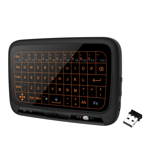 H18+ 2.4GHz Full Touchpad Wireless Backlight QWERT Keyboard